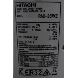 HITACHI RAC-35WXE - Unité extérieure climatisation HITACHI 4kW