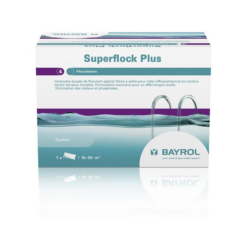 BAYROL 2295292 - Floculant Traitement Piscine Superflock Plus 1kg