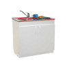 NEOVA S12N42100H - Meuble sous-évier 2 portes Blanc L1000mm