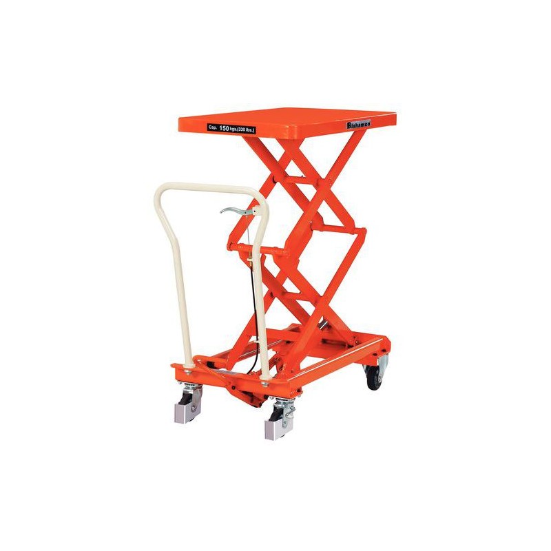 BISHAMON - Table élévatrice mobile Capacité 150 kg BISHAMON - Table élévatrice mobile Capacité 150 kg