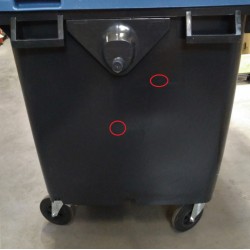 SULO - Conteneur Mobile à Déchets 1000L Citybac 4 Roues Pivotantes