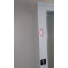 RUBEX 12-0268-00 - Armoire Médicale avec 1 Porte Vitrée 144x53x36cm