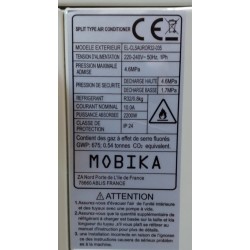 MOBIKA EL-CLSAUROR32-35 - Unité Extérieure de Pompe à Chaleur 2.2kW