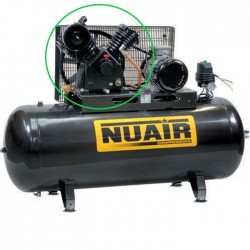 NUAIR SKB20 - Groupe de Compression Bi-Cylindre Double Courroie