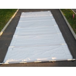 ALBIGÈS 1280525/1270826 - Couverture à barre 7.5x 3.5 mètres grise