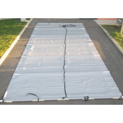 ALBIGÈS 1280525/1270826 - Couverture à barre 7.5x 3.5 mètres grise