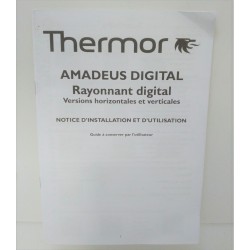 THERMOR 443204 - Radiateur Rayonnant 750W Amadeus Digital Horizontal