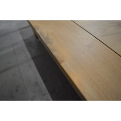 920274 - Table Basse en Teck Massif 150x150x45cm