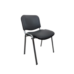Fancy A032279 - Lot de 4 chaises Vinyle - Structure chromée