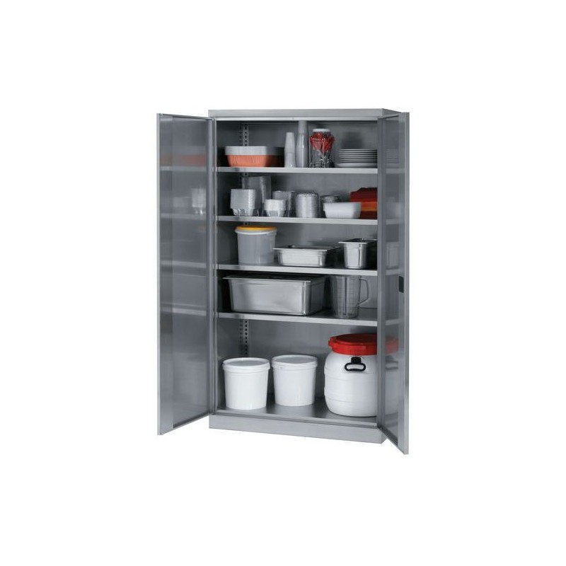 CARAY 0110-01-OX - Armoire haute de rangement en inox 2 portes CARAY 0110-01-OX - Armoire haute de rangement en inox 2 portes