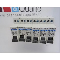 TRACON ELECTRIC DPN-C-16 - Lot de 6 Disjoncteurs 1 Pôle + N