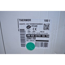 THERMOR 296110 - Chauffe-Eau Thermodynamique 100 L Aéromax 5 ACI Hybride