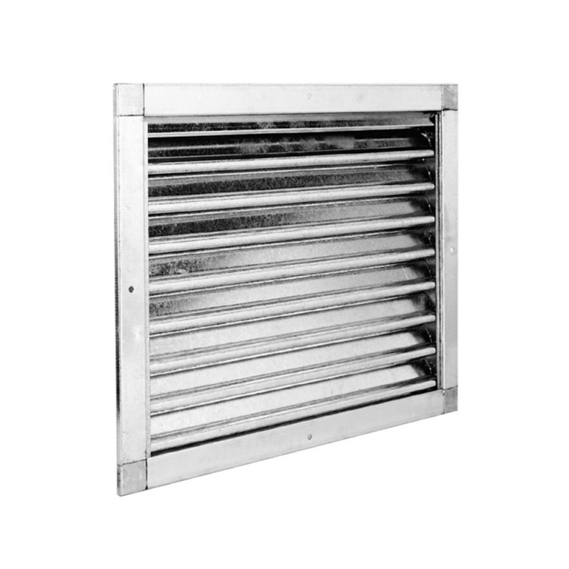 SAGICOFIM - Grille pare-pluie ventilation Ailettes fixes L900xH700mm