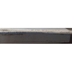 SAGICOFIM - Grille pare-pluie ventilation Ailettes fixes L900xH700mm