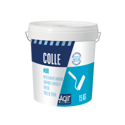 AGIR AG00271 - Lot de pots de colle 15Kg pour revetements mureaux