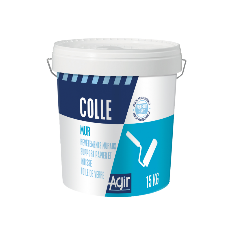 AGIR AG00271 - Lot de pots de colle 15Kg pour revetements mureaux