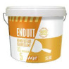 AGIR - Lot de pots d'enduit 15 Kg rénovateur garnissant pate