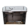 Table de préparation poissons 124x114x70cm pour les professionnels