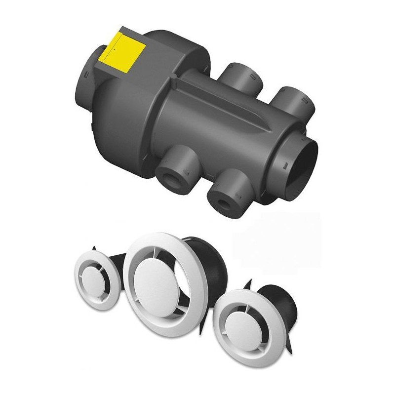 AUTOGYRE 100408 - Kit VMC Simple Flux Autoréglable Nouvel'Air