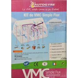 AUTOGYRE 100420 - Kit VMC Simple Flux Autoréglable Confort'Air