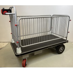 STOCKMAN PM50/1 / GUARD -Chariot électrique dossier fixe Avec Barrière