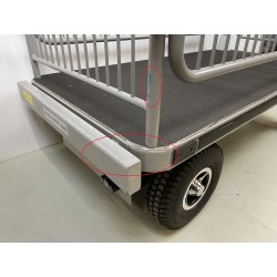 STOCKMAN PM50/1 / GUARD -Chariot électrique dossier fixe Avec Barrière
