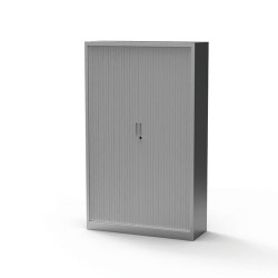 ROBBERECHTS K17PER - Armoire Haute à Rideaux Hauteur 198cm 4 tablettes