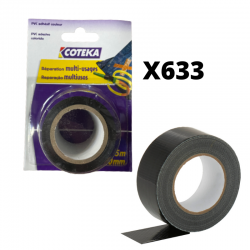 COTEKA - Lot de 633 Rubans Adhésif PVC 5mX50mm