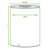 Chauffe-Eau Électrique 100L SAUTER Bajawa 364411