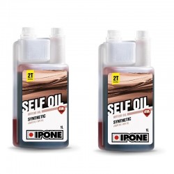 IPONE 800352 - Lot de 2 Bidons d'huile Moteur Synthétique 2T Self Oil