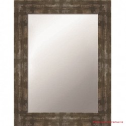 CADR AVEN 387.231 - Miroir 60 x 160 cm Acier marbré martelé marron