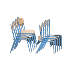 WESCO 34 325002 - 10 chaises T4 élémentaire Ht. 38 cm