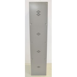 Vestiaire - Bloc de 4 Casiers - Vestiaires Gris Vertical 180x40x50cm