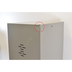 Vestiaire - Bloc de 4 Casiers - Vestiaires Gris Vertical 180x40x50cm