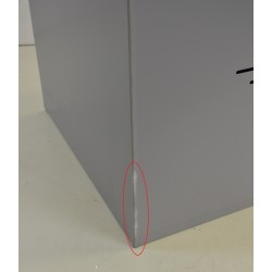 Vestiaire - Bloc de 4 Casiers - Vestiaires Gris Vertical 180x40x50cm