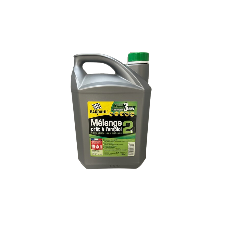 BARDAHL 3083 Bidon Mélange Essence 2 temps 5L prêt à l'emploi