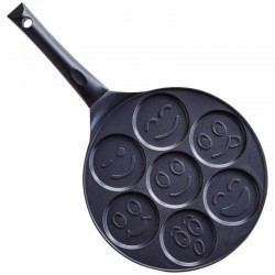 BEKA 13878274 - Poêle De 27 cm Pour 7 Blinis de 8 Cm Smiley Kitchen Fun