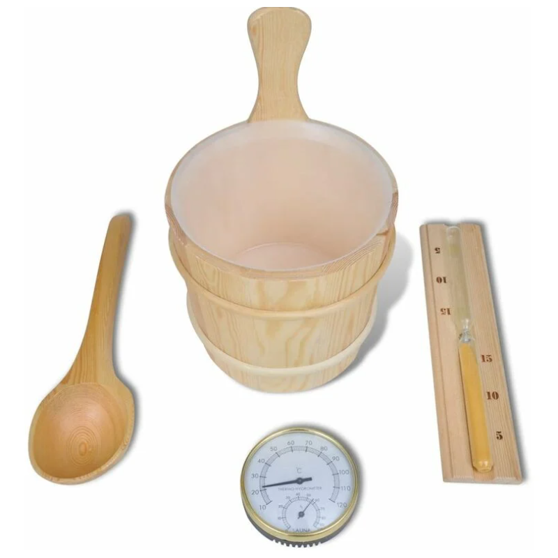 Set de 5 Accessoires pour Sauna Pack Harmonie Set de 5 Accessoires pour Sauna Pack Harmonie