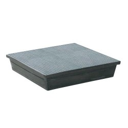 EMP B4FFPG - Bac de Rétention 240L Fond Plat pour 4 Fûts