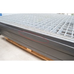 EMP B4FFPG - Bac de Rétention 240L Fond Plat pour 4 Fûts