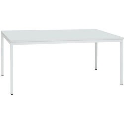 A106626 - Table Rectangle Basic-Line 80x180cm Grise 4 Pieds