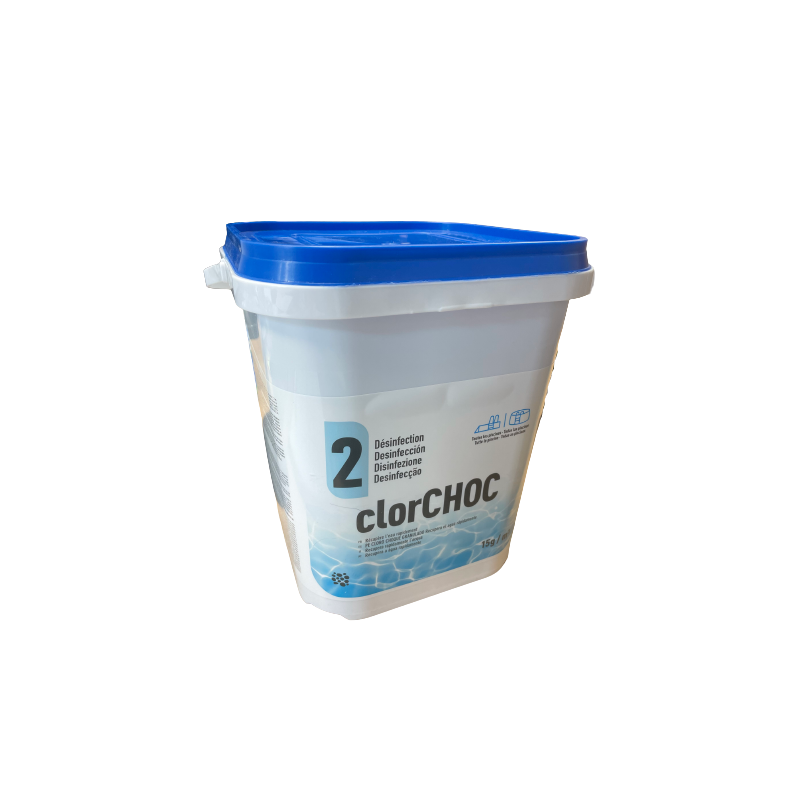 CLORCHOC 90020 - Seau de 5kg de Chlore Granulé CLORCHOC 90020 - Seau de 5kg de Chlore Granulé