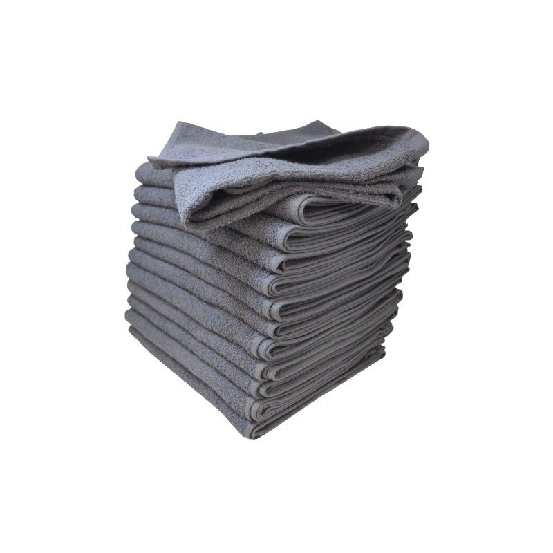 CLARYSSE - Lot de 12 Serviettes Eponge pour Coiffeur 50x80cm 100%Coton