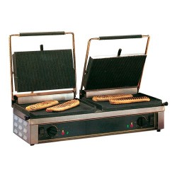 Grill à Panini Double Plaques 2x3kW