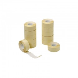 Lot de 2 pack de 12 rouleaux de 1500 étiquettes 22x12 blanc METO 622