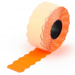 Lot de 2 Pack de 12 Rouleaux de 1200 Etiquettes 22x16 METO Ecom-line 1622 Orange Fluo - 9507896 - NEUF