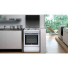 INDESIT I6MSCAG(W)FR - Cuisinière Electrique Four 63L 4 Feux