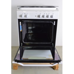 INDESIT I6MSCAG(W)FR - Cuisinière Electrique Four 63L 4 Feux