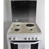 INDESIT I6MSCAG(W)FR - Cuisinière Electrique Four 63L 4 Feux