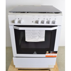 INDESIT I6MSCAG(W)FR - Cuisinière Electrique Four 63L 4 Feux